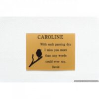 Bird Nest Box including Large Perspex Inscription Plaque - Image 2