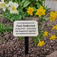 Framed Granite Style Commemorative Plaque