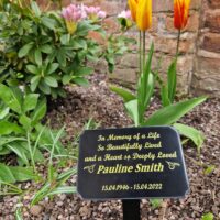 Framed Granite Style Commemorative Plaque - Image 2