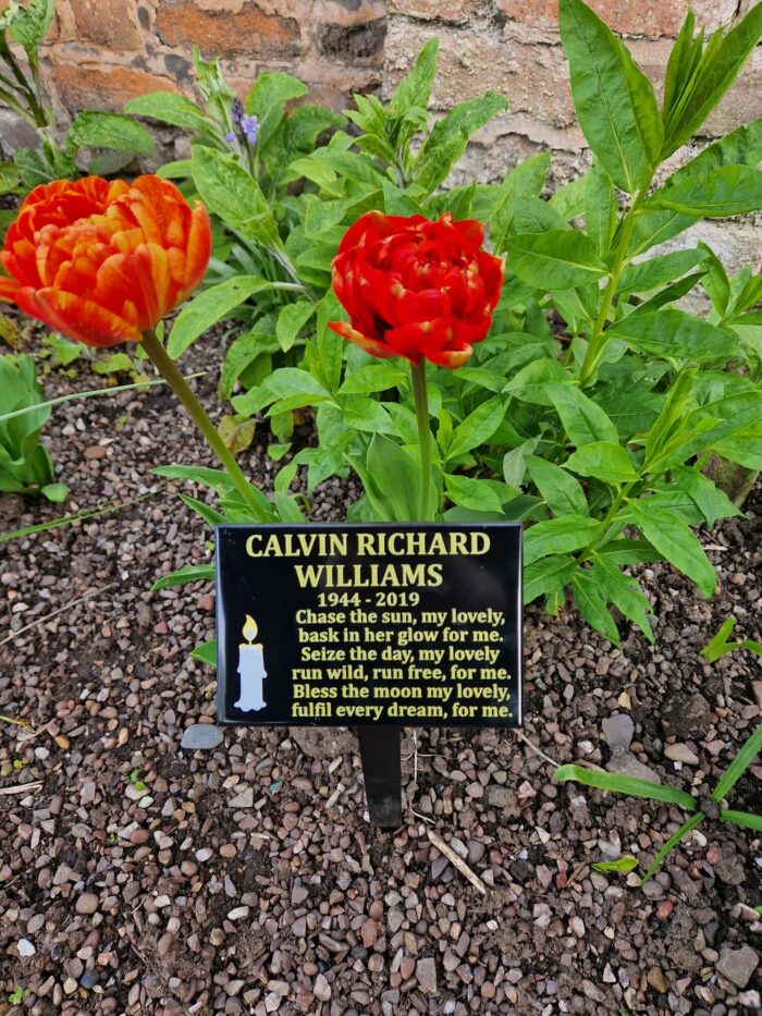 Medium Granite Style Commemorative Plaque - Image 2