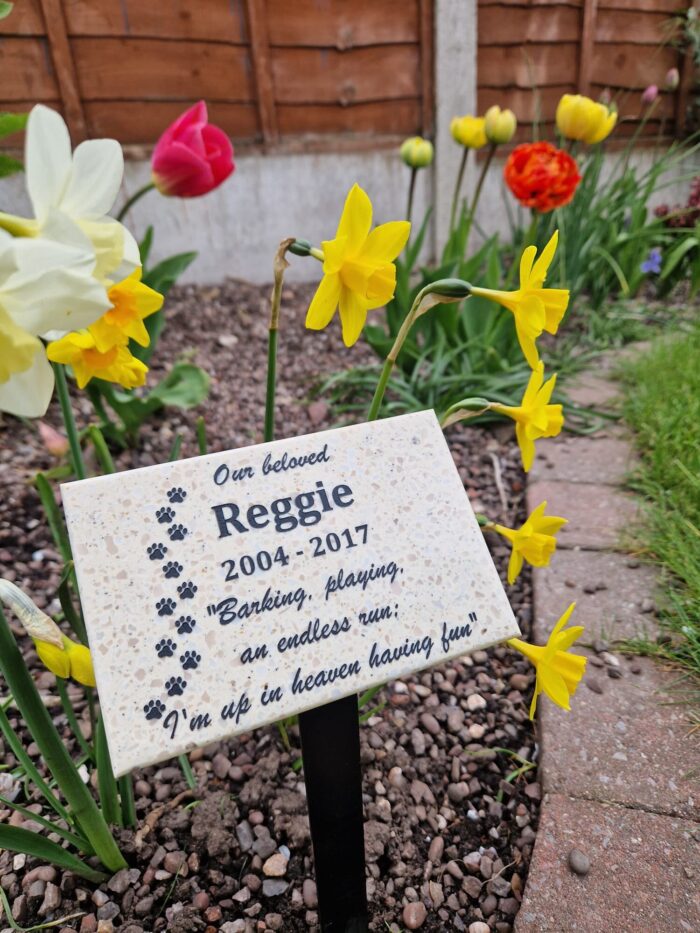 Medium Granite Style Commemorative Plaque - Image 3