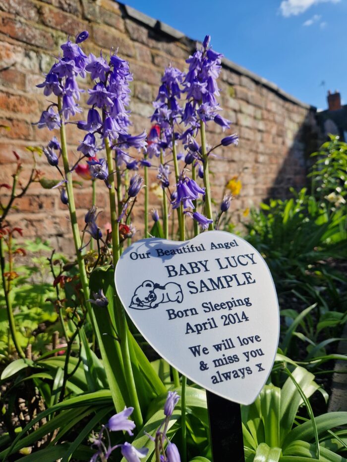 Heart Perspex Commemorative Plaque - Image 3