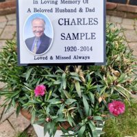 Large Perspex Commemorative Plaque with Photograph - Image 3