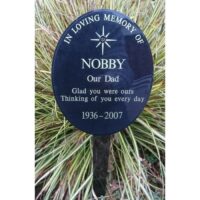 Oval Solar-Powered Commemorative Plaque - Image 4