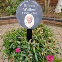 Oval Perspex Commemorative Plaque with Photograph