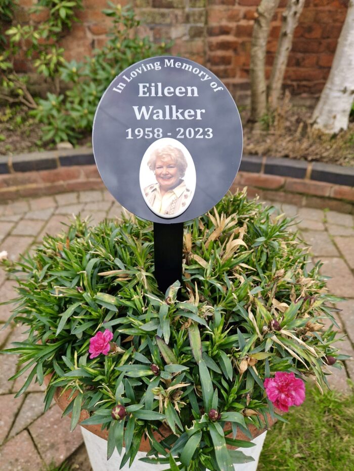 Oval Perspex Commemorative Plaque with Photograph