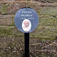 Oval Perspex Commemorative Plaque with Photograph - Image 2