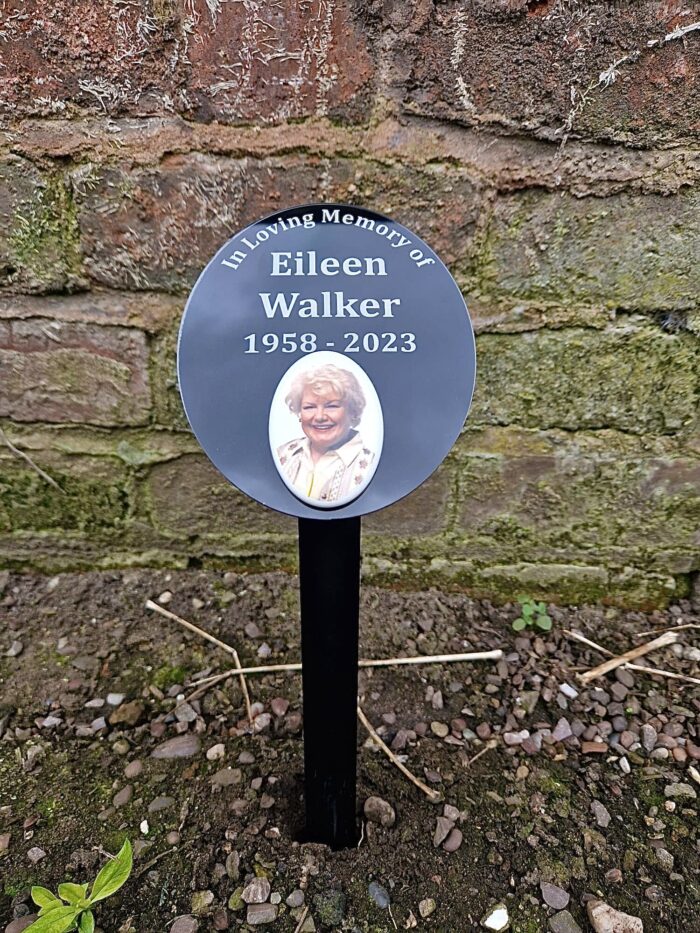 Oval Perspex Commemorative Plaque with Photograph - Image 2