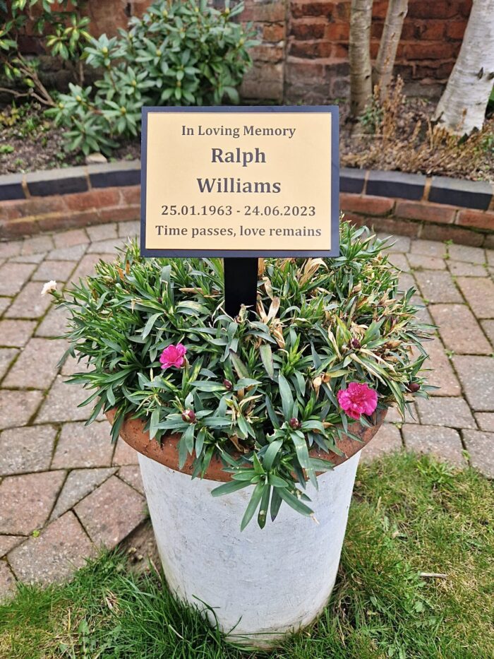 Medium Perspex Commemorative Plaque